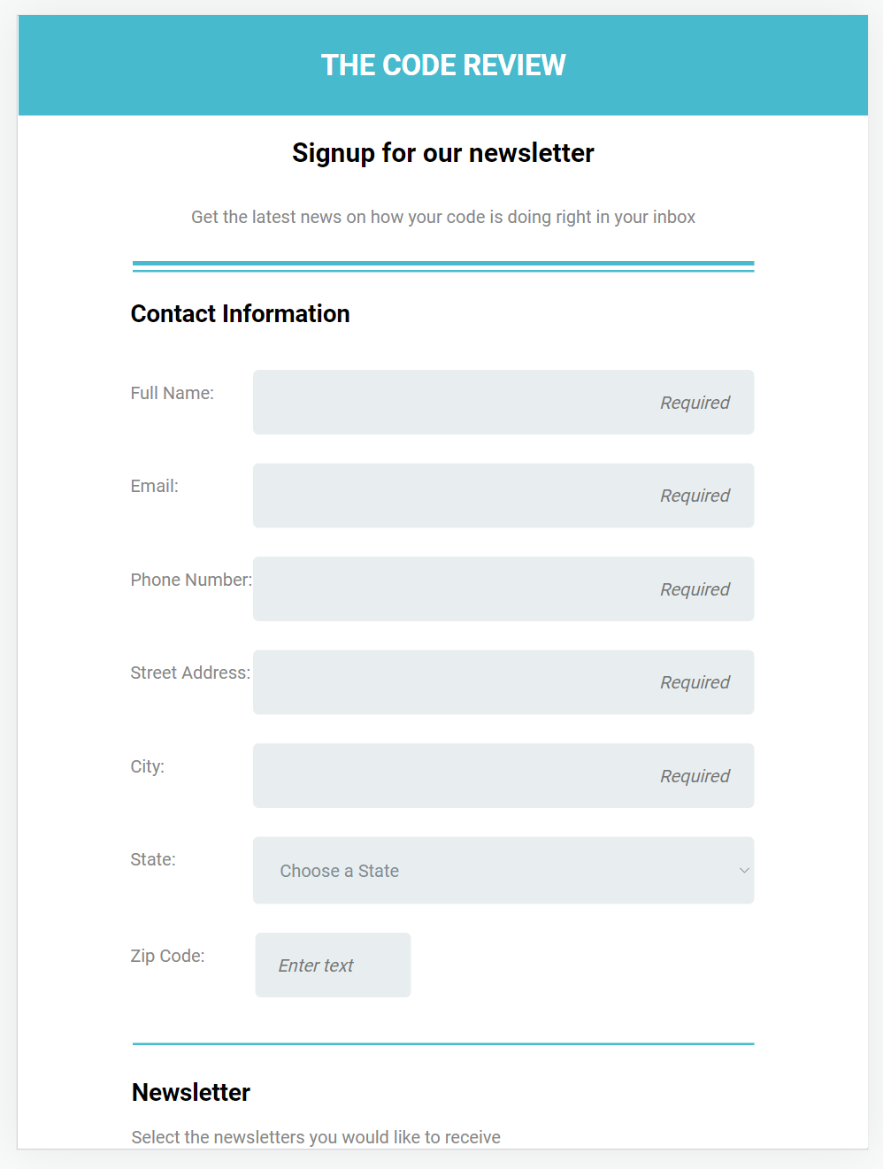 Online-Registration-Form